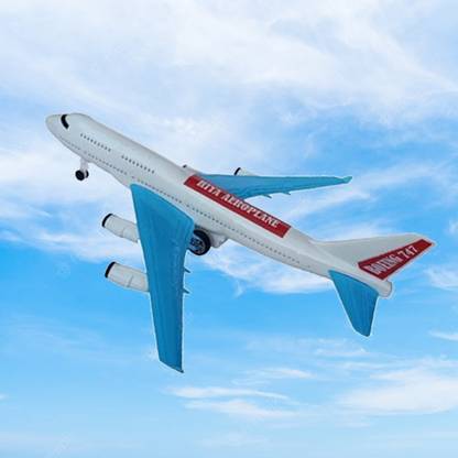 edplay Light & Music Friction Powered Boeing 747 Model Aeroplane Toy for Kids