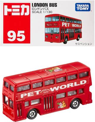 TAKARA TOMY Tomica No. 95 London Bus Diecast Scale Model Collectible Car