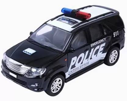 centy POLICE FORTUNE INTECEPTOR BLACK PULL BACK ACTION PACK OF 1