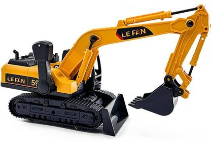 Just craft Unbreakable Excavator Construction Long Crane Vehicle for kids