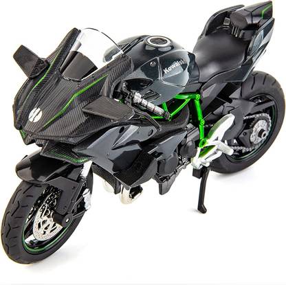 Kexxa 1:12 Scale Compatible For Kawasaki Ninja H2R-Black | Toy Bike | Gift for Boys