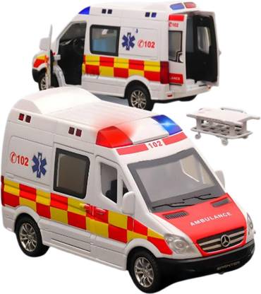 Zuuluzrs 1:32 Mercedes Sprinter Car Ambulance Toy Model With Openable Doors