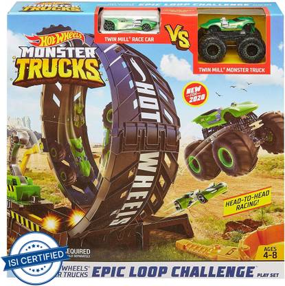 HOT WHEELS Monster Trucks Epic Loop Challenge Play Set