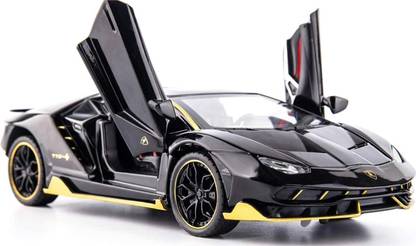 MagicPlay Lamborghini Die-cast Model Car Featuring Openable Doors, Sound, and Light