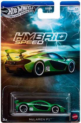 HOT WHEELS McLAREN P1 SILVER SERIES HYBRID SPEED