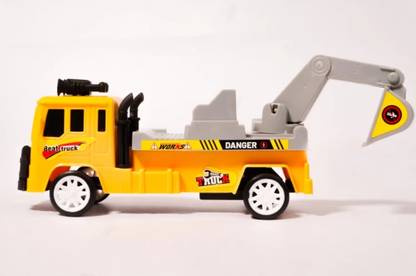 Radhika Construction figure jcb and truck toy friction powerd (pack of 1)