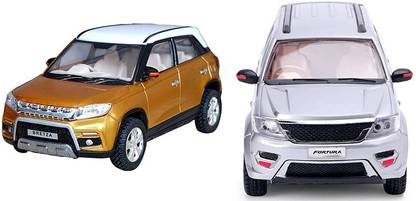 centy Bretza Car And Fortuner Car Combo (Pack of 2, Multicolor)