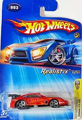 Mattel hotwheels Ferrari 575 GTC red