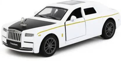 Zenvy 1:36 Scale Diecast Rolls Royce Phantom Car Alloy Pull-Back Model Toys for Kids