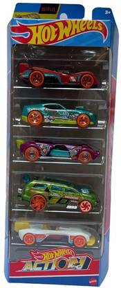 HOT WHEELS HotWheels Car 2024 Action Pack of 5