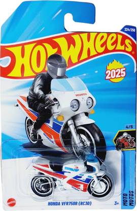 HOT WHEELS C4982 HONDAA MOTO DIE CAST TOY CAR M CASE