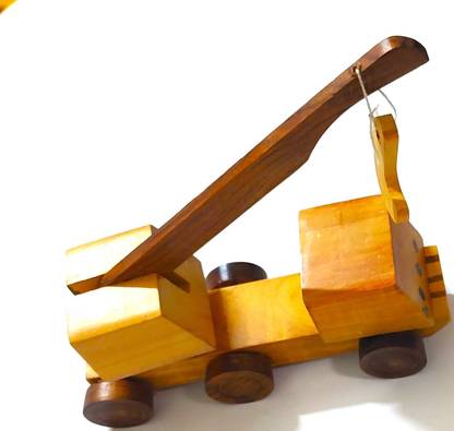 PETERS PENCE Wooden Crane Toy Game for Kids ( Pull Along)
