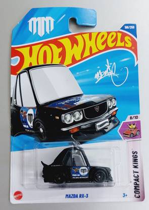 HOT WHEELS C4982 MAZDA RX 3 COMPACT KINGS 196/250 DIE CAST TOY CAR Mainline K CASE