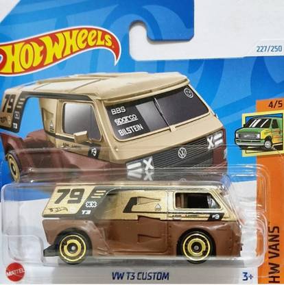 HOT WHEELS VW T3 CUSTOM DIE-CAST TOY CAR 3Y+