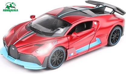 ARNIYAVALA 1:32 Bugatti Divo Metal Alloy Pull Back Car Diecast Toys with light & sound