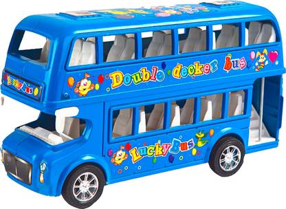 Toy Bharat Double Decker Bus |Push & Go |Friction Power Toy Bus| Gift Toy For Kids