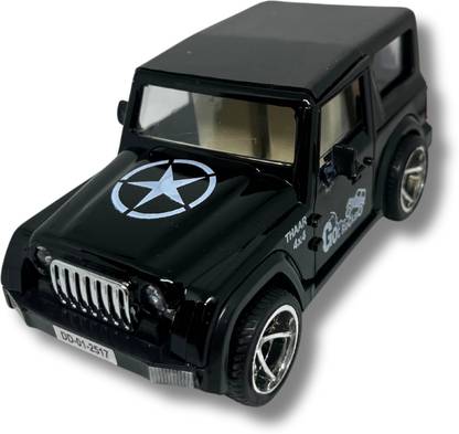 WooZee Thaar 4x4 Got Rocks Pull Back Toy Action Car, Realistic Design, for Kids