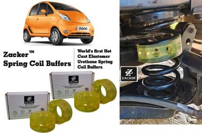 Zacker for Tata Nano, all 4 Suspension Coil Spring Buffer, Shock Absorber