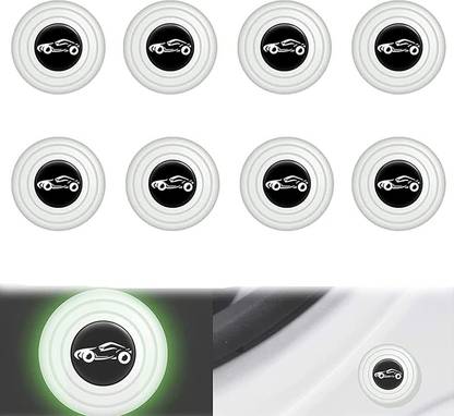 Jatin Estore (White) (8 pcs) Car Door Shock Absorber Car Door Protection Sticker Shock Absorber