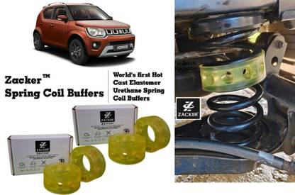 Zacker for Maruti Suzuki Ignis, all 4 Suspension Coil Spring Buffer, Shock Absorber