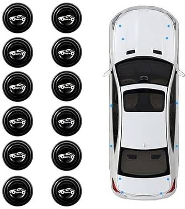 Skyaetheron 20 Pcs Car Door Shock Absorber Pads Protector Rubber Car Shock Absorber
