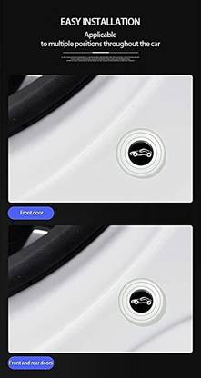 Mr fix (White) Car Door Shock Absorber Door Protection Sticker,Buffer Cushion Shock Absorber