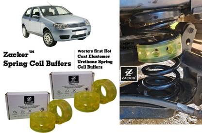 Zacker For Fiat Palio, all 4 Suspension Coil Spring Buffer, Shock Absorber