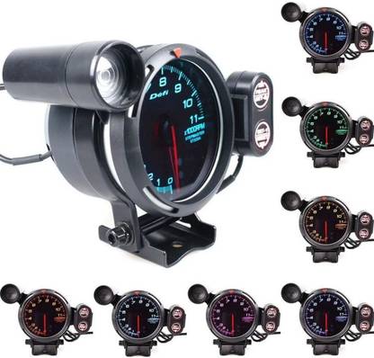 Auto MT RPM Defi Tachometer Style Racer Gauge with 7 Colour LED Light Car Digital Meter Car Flywheel