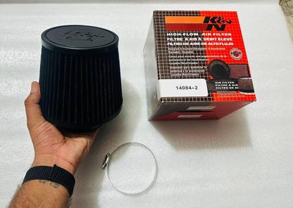 Auto MT 1PC K&N PERFORMANCE 3" 75mm Car SUV Cold Air Intake Vent Cone Filter Cleaner Car Flywheel