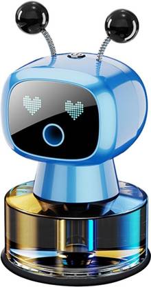 Auto MT Smart AI Robot Blue Air Freshener Car Aromatherapy Automatic Spray Perfume Car Flywheel