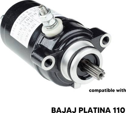 GEO Self Starter Motor Assembly for Motorcycle BAJAJ PLATINA 110 Vehicle Starter Motor