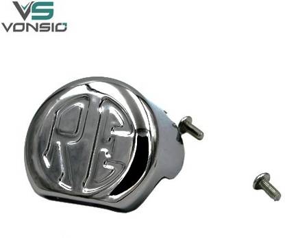 VONSIO Starter Motor Cover - Chrome For Royal Enfield Bullet 350cc 500cc Vehicle Starter Motor