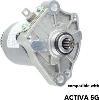 GEO Self Starter Motor Assembly for Motorcycle ACTIVA 5G Vehicle Starter Motor