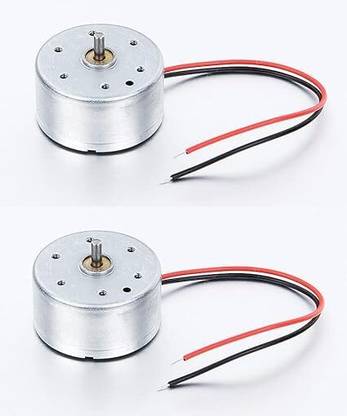 SP Electron 3V-9V DC Micro Toy Motor, DC Motor Mini Electric Motor (Pack of 2) Vehicle Starter Motor