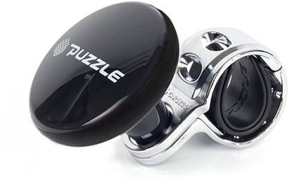 Trac Steering Wheel Spinner Knob | Auxiliary | Booster | Control | Handle | Steering Wheel Strengthener | Auto Spinner Knob | Puzzle Black | for Universal cars Vehicle Steering Wheel For Cars