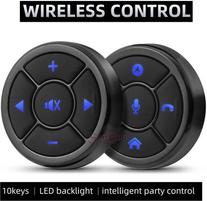 SONSOU Steering audio control steering mounted media controls for swift, ertiga, ignis Vehicle Steering Wheel For Cars