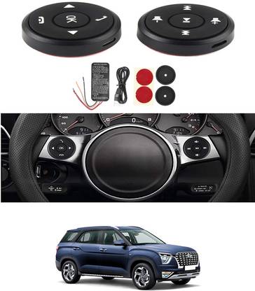 AYW 10 Buttons Wireless Steering Wheel Controller For Alcazar Hyundai 2023 Vehicle Steering Wheel For Cars