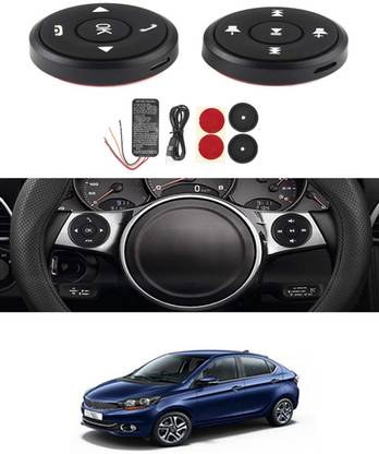 monolive Black Multifunctional Wireless Steering Wheel Control Button For Car -270 Vehicle Steering Wheel For Cars