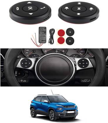 ABJD Wireless 10 Buttons Steering Wheel Controller For Punch Tata 2021 Vehicle Steering Wheel For Cars