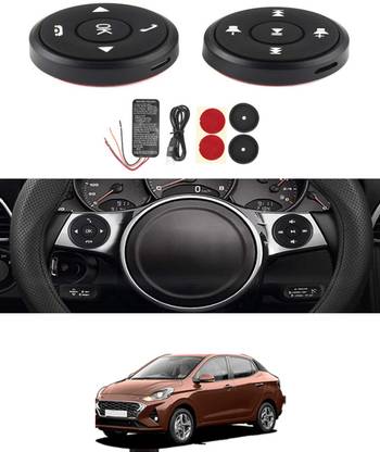 monolive Black Multifunctional Wireless Steering Wheel Control Button For Car -26 Vehicle Steering Wheel For Cars