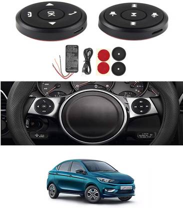 AYW Wireless 10 Buttons Steering Wheel Controller For Tigor Ev Tata 2021 Vehicle Steering Wheel For Cars