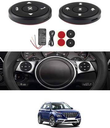 monolive Black Multifunctional Wireless Steering Wheel Control Button For Car -290 Vehicle Steering Wheel For Cars