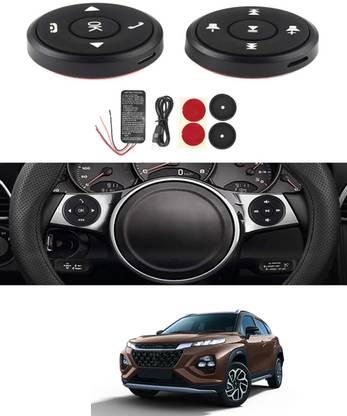 monolive Black Multifunctional Wireless Steering Wheel Control Button For Car -113 Vehicle Steering Wheel For Cars