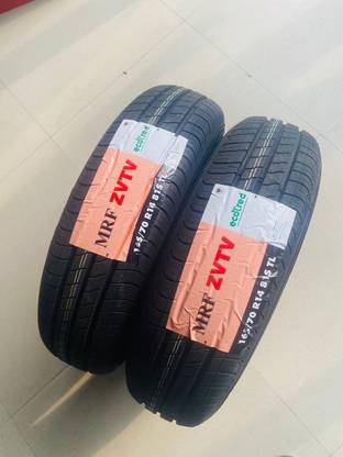 MRF ZVTV ECOTRED 165/70 R14 81S (SET OF 2 ) 4 Wheeler Tyre