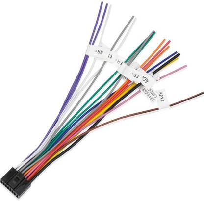 auto galaxy Android Radio Wiring Harness Android Car Stereo 16 Pin ISO Connector Cable Vehicle Tool Kit