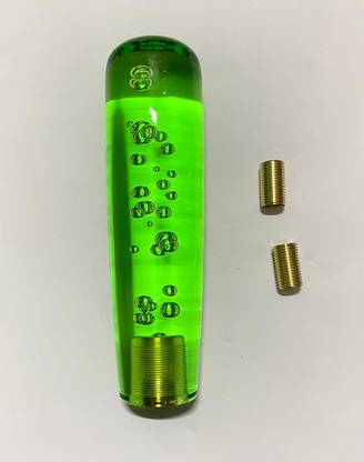 Auto MT GREEN 15CM CRYSTAL BUBBLE STYLING GEAR SHIFT KNOB SPORTY Vehicle Tool Kit