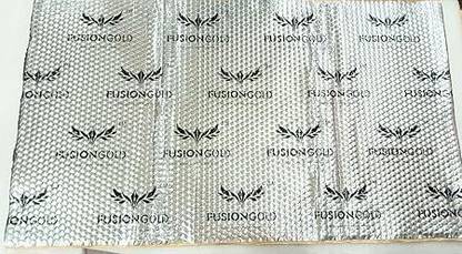 GOYAL MOTORS Fusion Dam Sheets | Chrome Colour CAR Damping Sound proofing and Heat proofing Vehicle Tool Kit