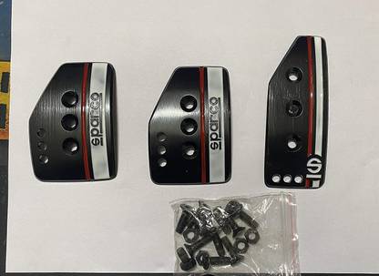 Auto MT BLACK SPARCO Paddle kit Set CAR Clutch Brake Accelerator PAD SPARCO Paddle kit Vehicle Tool Kit