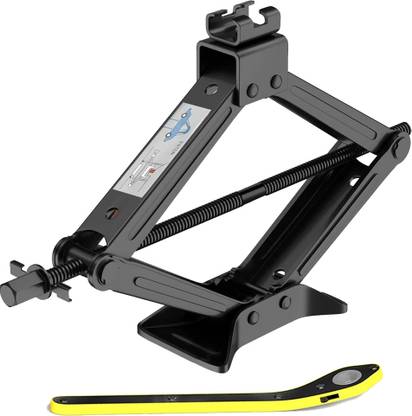 Kruvad 2 Ton Jack Scissor Lift Max 2 Ton Load Capacity with Jack Socket Vehicle Tool Kit