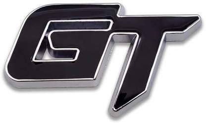 Auto MT GT Logo 6.4cm x 3.8cm Car Metal Logo Emblem 3D Badge Sport Sticker Vehicle Tool Kit